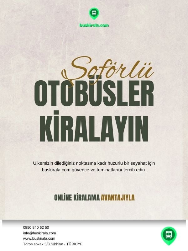 şoförlü otobüs kiralama firmaları kayseri